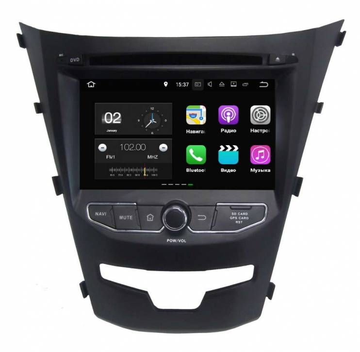 Штатная магнитола FarCar s130+ Ssang Yong Actyon 2013+  W355