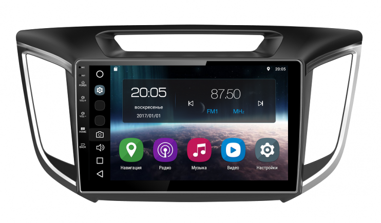 Штатная магнитола FarCar s200 для Hyundai Creta на Android (V407)